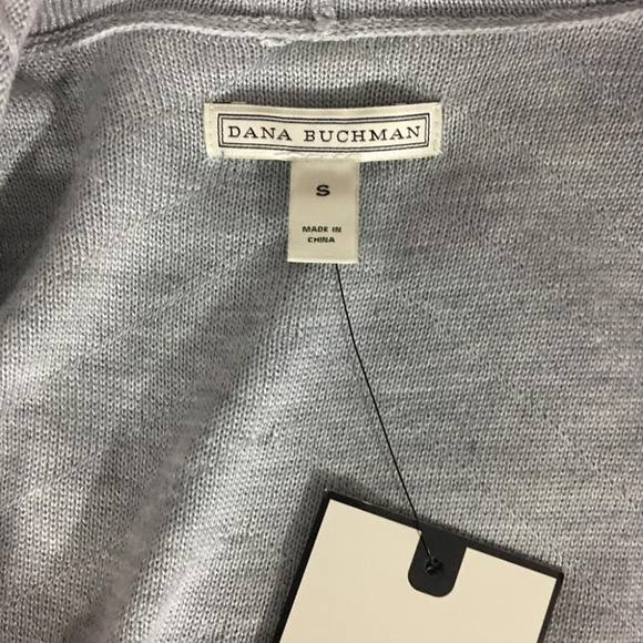 NEW Dana Buchman Gray Open Cardigan Size Small - Picture 7 of 8